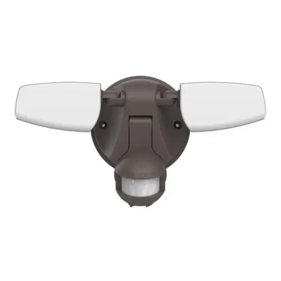 Halo Motion-Sensing Hardwired LED Bronze Floodlight image {1}