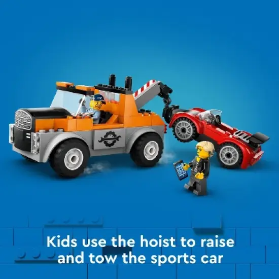 LEGO City Tow Truck and Sports Car Repair Toy for Pretend Play 60435 image {4}
