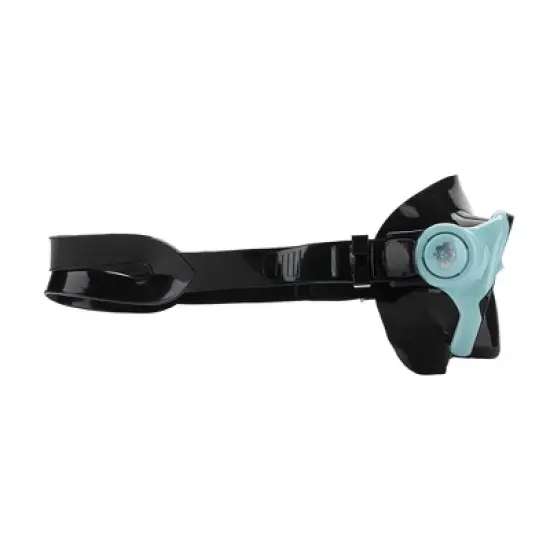 Hawaii Divers Manta Ray Adult Snorkel Set &ndash; Turquoise/Black (Unisex) Size S/M image {2}