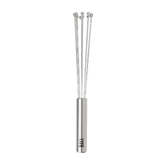 Tovolo 10" Stainless Steel Ball Whisk: Dishwasher-Safe, Silver, 12.5" Length, 3" Width, 0.25 lbs image {3}