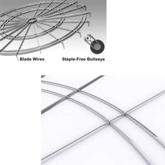 GSE 18"x1.5" Pro Tournament Regulation Size Bristle/Sisal Dartboard ONLY image {5}