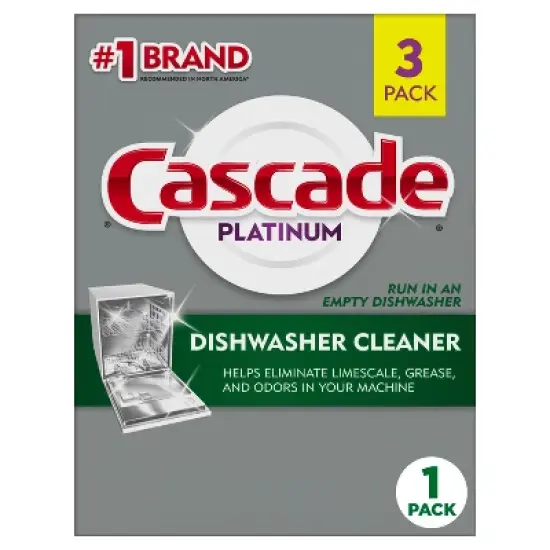 Cascade Platinum Dishwasher Cleaner - 3ct image {2}