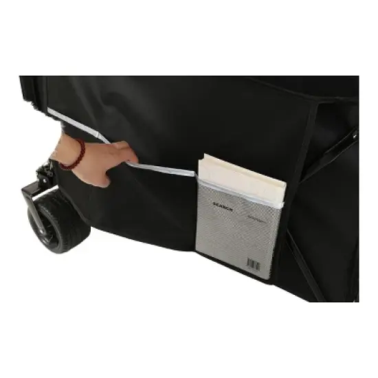 YONWAY Heavy-Duty All-Terrain Folding Utility Wagon Cart with Large Beach Wheels, Adjustable Handle,480lbs Capacity,for Camping, Beach image {5}