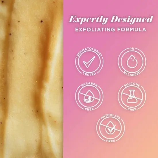 Caress Shea Butter & Brown Sugar Exfoliating Body Wash for Women - 30 fl oz image {2}