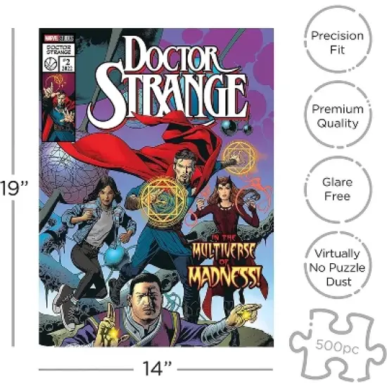 Aquarius Puzzles Marvel Doctor Strange MultiVerse Comic 500 Piece Jigsaw Puzzle image {1}