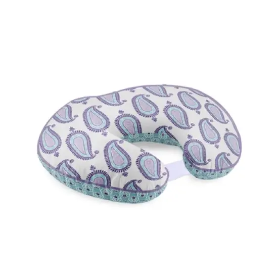 Bacati - 3 pc Isabella Paisley Aqua/Purple Hugster Feeding & Infant Support Nursing Pillow  image {5}