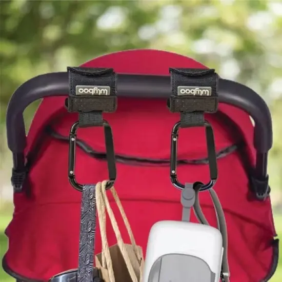 Lulyboo Stroller Hook Clips Set - Black image {7}