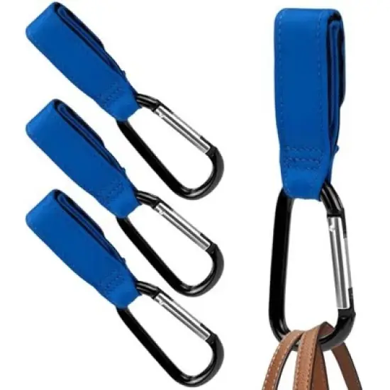 Maplefield Stroller Hooks for Bags to Organize Your Day Out - Stroller Hooks for Hanging Bags - Easy to Attach Stroller Clips image {8}