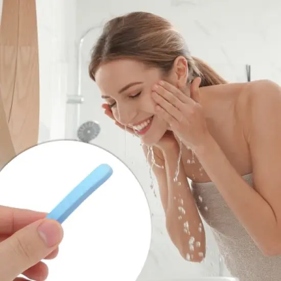 Unique Bargains Portable Compressed Facial Sponge 5 Pcs image {4}