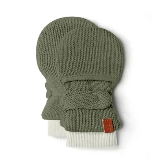 Goumikids Organic Cotton Knit Stay-On Baby Mitts image {10}