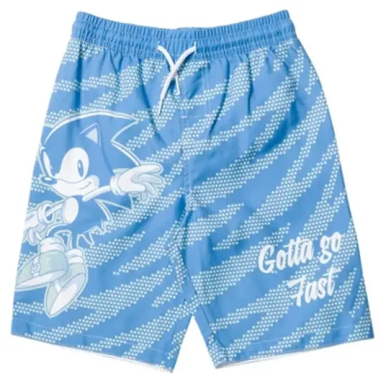 SEGA Sonic the Hedgehog Knuckles Tails Pullover Rash Guard and Swim Trunks Outfit Set Little Kid to Big Kid image {2}
