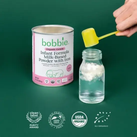 Bobbie Organic Gentle Infant Formula - 14.1oz image {4}