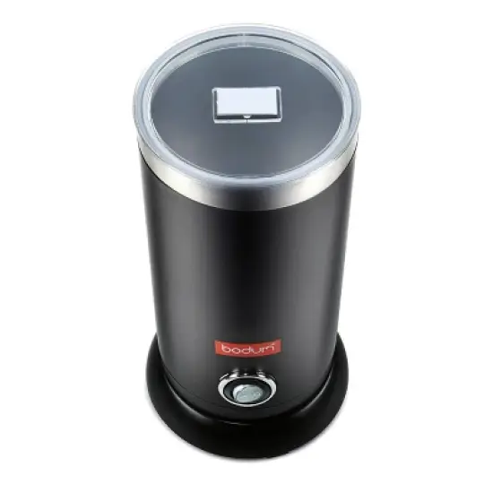 Bodum Bistro Electric Milk Frother Black: Stainless Steel Coffee Frother & Milk Steamer, 500W, Hand Wash image {1}