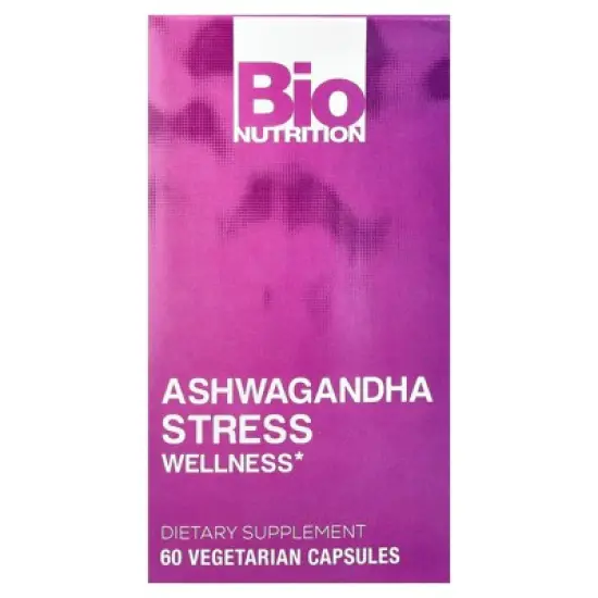 Bio Nutrition Stress Wellness With Ashwagandha, 60 Vegetarian Capsules image {4}