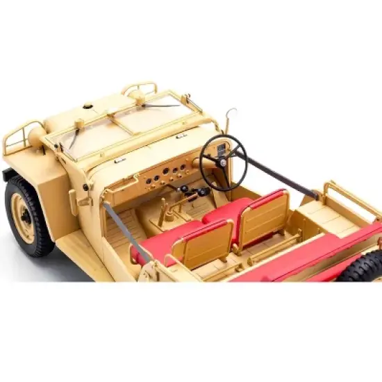 Toyota Land Cruiser BJ RHD (Right Hand Drive) Beige 1/18 Diecast Model Car by Kyosho image {3}