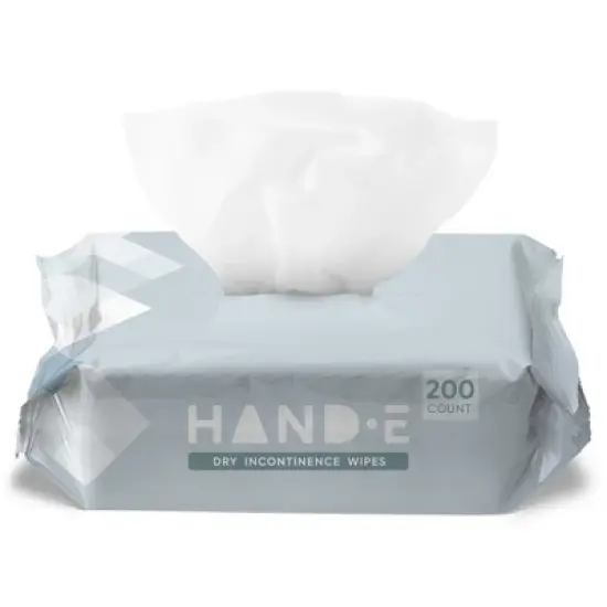 Hand-E Disposable Dry Wipes - Dry Disposable Wash Cloths for Seniors, Baby, Cleaning - No Additives - Cleansing Dry Washcloths - Packs of 50 image {6}