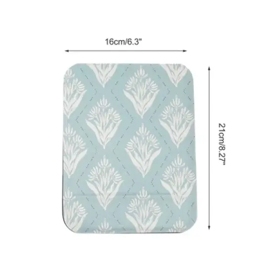 Unique Bargains Women Makeup Mirror for Travel Blue 1 Pc image {1}