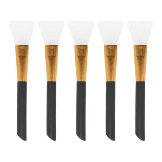 Unique Bargains Smooth Face Mask Applicator 5 Pcs image {6}