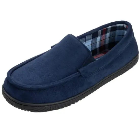 RockDove Men's Flannel Lined Memory Foam Loafer Slipper image {8}