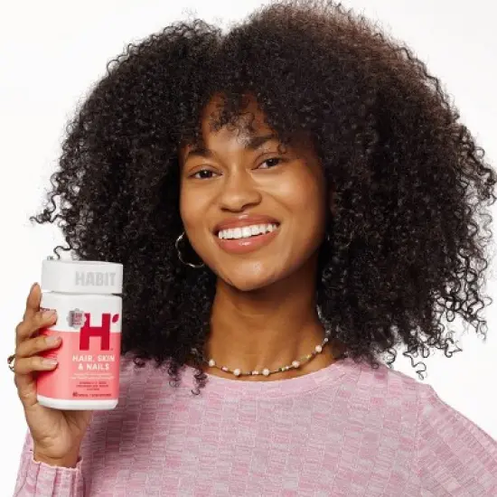 HABIT Hair Skin and Nails Vegan Capsules - 60ct image {6}