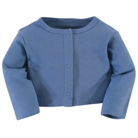 Touched by Nature Baby and Toddler Girl Organic Cotton Dress and Cardigan 2pc Set, Abstract Flower image {2}