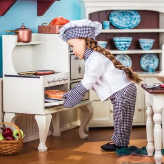 The Queen's Treasures 18 Inch Doll 1930's Style Wooden Stove & Oven image {4}