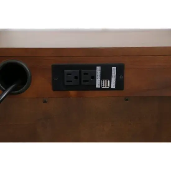 6pc Aurora Mid-Century Bedroom Set - Abbyson Living image {9}
