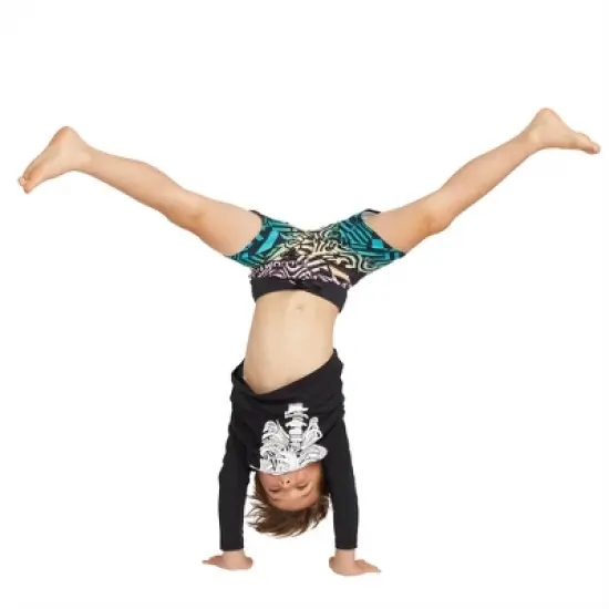 Volcom Toddler Boys Skeleton Upf 50+ Long Sleeve Rashguard image {2}