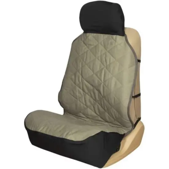 PetSafe Happy Ride Waterproof & Machine Washable Quilted Seat Cover for Pets, Fits Most Vehicles, Green (57"L x 56"W) image {3}