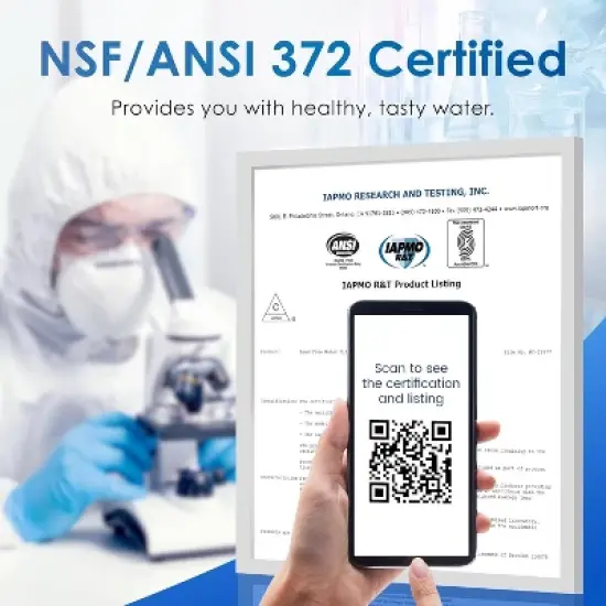 Waterdrop G2P600 600 GPD Tankless RO System With 1 Extra Water Filter Pitcher image {3}