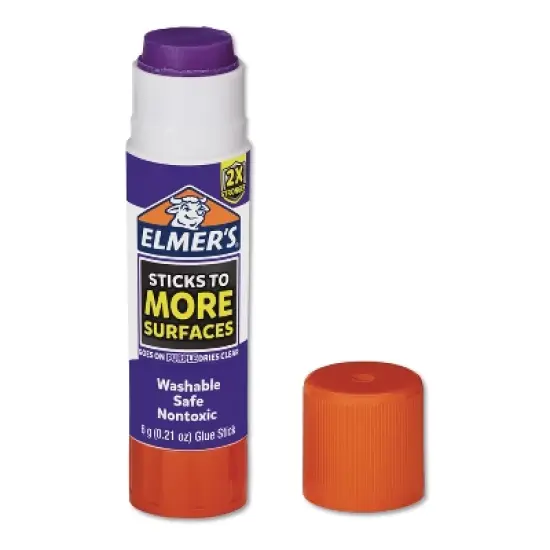 Elmer's Extra-Strength School Glue Sticks 0.21 oz Dries Clear 60/Pack 2027017 image {2}