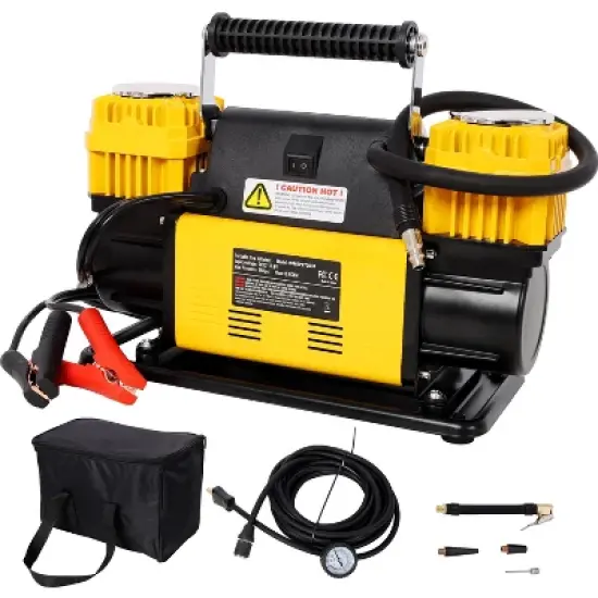 Dexmalle 12V Dual Cylinder Heavy Duty Air Compressor image {12}
