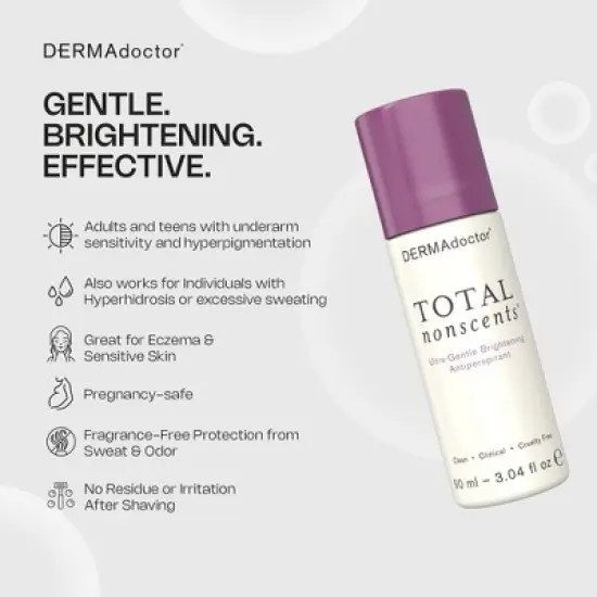 Total Nonscents Ultra-Gentle Brightening Antiperspirant image {1}