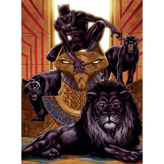 Buffalo Games Marvel: Black Panther (Vol. 6) #1 Variant Jigsaw Puzzle - 1000pc image {2}