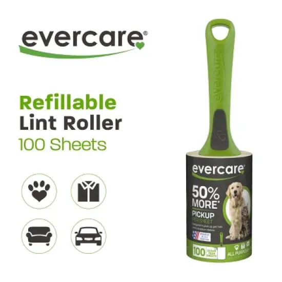 Evercare Pet Lint Roller - 100 Sheets image {2}