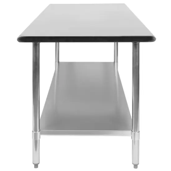 Flash Furniture Stainless Steel 18 Gauge Prep and Work Table with Undershelf - NSF Certified image {5}
