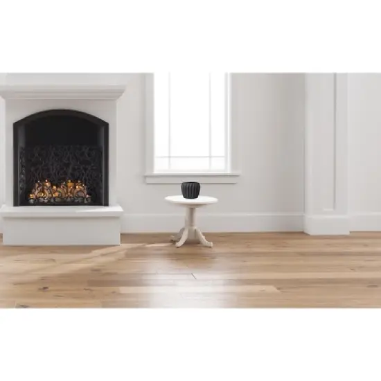 Ceramic Fluted Flower Pot - Black (7") - Storied Home image {2}