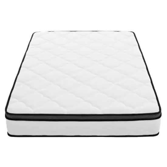 KWPZQEB 10/12 Inch Mattress | Medium Firm | Memory Foam Mattress | White | Bed in a Box, CertiPUR-US Certified | Pressure Relief, Ventilated Foam image {5}