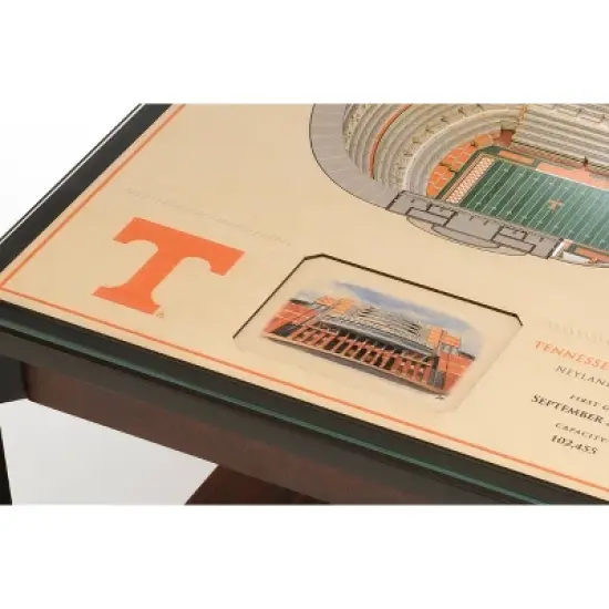 NCAA Tennessee Volunteers 25-Layer StadiumViews Lighted End Table image {3}