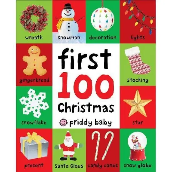 First 100 Christmas Words - By Roger Priddy ( Hardcover ) image {1}
