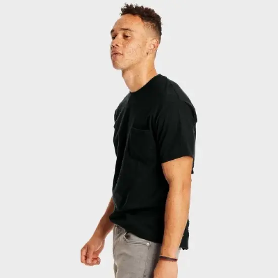 Hanes Beefy-T Unisex Pocket T-Shirt, Value 2-Pack image {3}