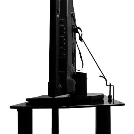 Mount It! TV Safety Straps For Child and Baby Proofing, Anti Tip Prevention and Earthquake Protection | Secures to TV Stand and Walls | Black image {2}