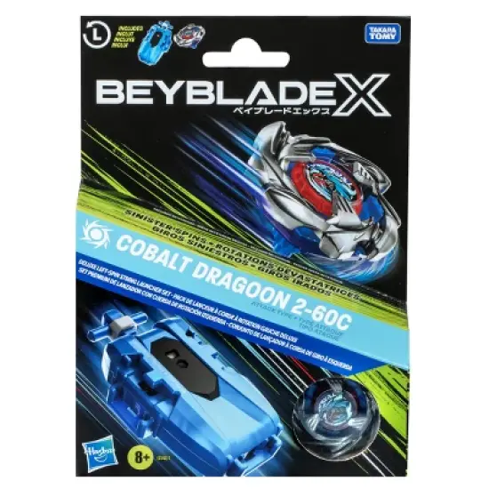 Beyblade X Cobalt Dragoon 2-60C Launcher Set image {3}