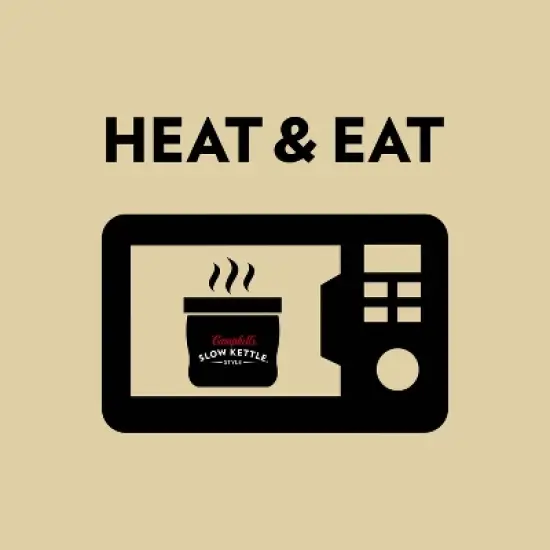 Campbell's Slow Kettle Style Roasted Chicken Noodle Soup Microwaveable Bowl - 15.5oz image {4}