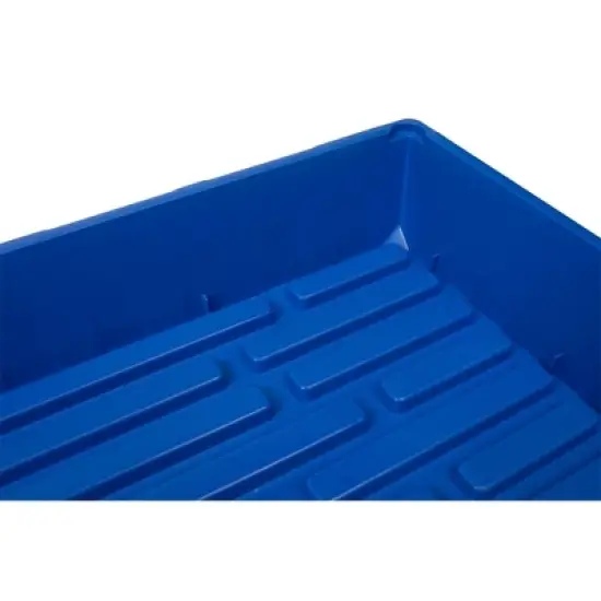 SUNPACK 10&rdquo; x 20&rdquo; Mega Plastic Seed Starting Tray, Blue, 2.5&rdquo; image {1}