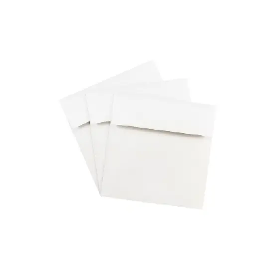 JAM Paper 8 x 8 Square Invitation Envelopes White 3992315 image {2}