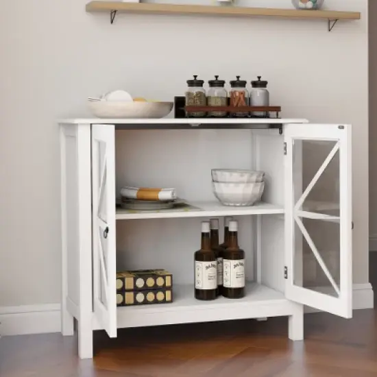 LIVAREEmlen Kitchen Baker's Racks with Double Glass Doors image {5}