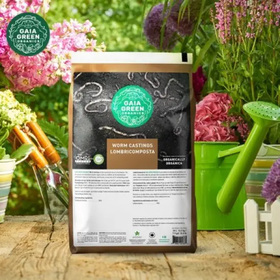 GAIA GREEN 30 Liters All-Purpose Worm Castings Powder for Improved Soil Quality, Recommended for Household Plants, Urban Gardens, Lawns & Greenhouses image {3}