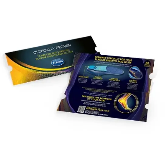 Dr. Scholl's Performance Sized-to-Fit Plantar Fasciitis Insoles - 1 Pair image {2}