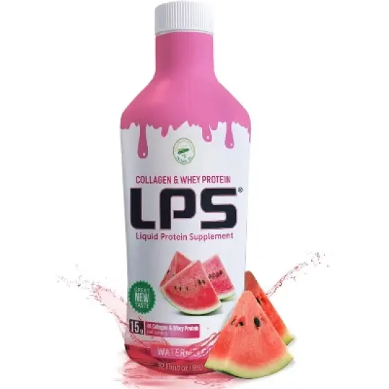 Nutritional Designs Sugar-Free Liquid Collagen & Whey Protein Supplement  Watermelon 32 OZ image {8}